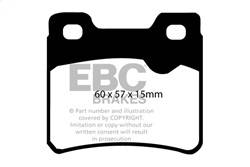 EBC Brakes - EBC Brakes DP3761C Redstuff Ceramic Low Dust Brake Pads - Image 1