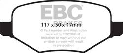 EBC Brakes - EBC Brakes DP31826C Redstuff Ceramic Low Dust Brake Pads - Image 1