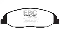 EBC Brakes - EBC Brakes DP31827C Redstuff Ceramic Low Dust Brake Pads - Image 1