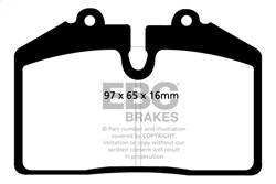 EBC Brakes - EBC Brakes DP31013C Redstuff Ceramic Low Dust Brake Pads - Image 1