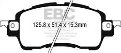 EBC Brakes - EBC Brakes DP22275 Greenstuff 2000 Series Sport Brake Pads - Image 1