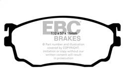 EBC Brakes - EBC Brakes DP21411 Greenstuff 2000 Series Sport Brake Pads - Image 1