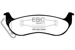 EBC Brakes - EBC Brakes DP21677 Greenstuff 2000 Series Sport Brake Pads - Image 1