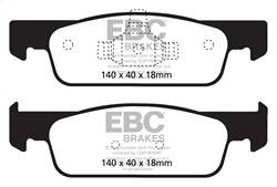 EBC Brakes - EBC Brakes DP22146 Greenstuff 2000 Series Sport Brake Pads - Image 1