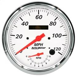 AutoMeter - AutoMeter 1370 Arctic White Electric Programmable Speedometer - Image 1