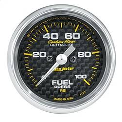 AutoMeter - AutoMeter 4763 Carbon Fiber Electric Fuel Pressure Gauge - Image 1
