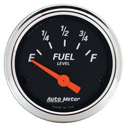 AutoMeter - AutoMeter 1422 Designer Black Fuel Level Gauge - Image 1