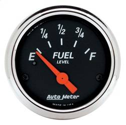 AutoMeter - AutoMeter 1424 Designer Black Fuel Level Gauge - Image 1