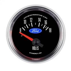 AutoMeter - AutoMeter 880823 Ford Racing Electric Voltmeter Gauge - Image 1