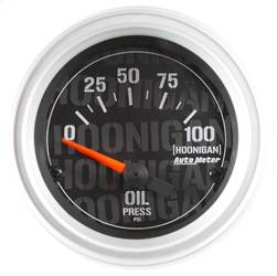 AutoMeter - AutoMeter 4327-09000 Hoonigan Electric Oil Pressure Gauge - Image 1