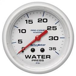 AutoMeter - AutoMeter 200773 Marine Mechanical Water Pressure Gauge - Image 1