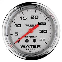 AutoMeter - AutoMeter 200773-35 Marine Mechanical Water Pressure Gauge - Image 1