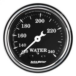 AutoMeter - AutoMeter 1733 Old Tyme Black Mechanical Water Temperature Gauge - Image 1