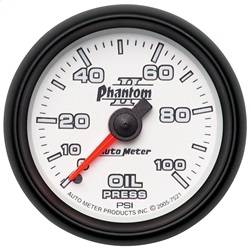 AutoMeter - AutoMeter 7521 Phantom II Mechanical Oil Pressure Gauge - Image 1