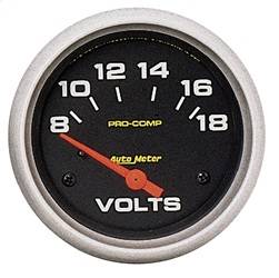 AutoMeter - AutoMeter 5492 Pro-Comp Electric Voltmeter Gauge - Image 1