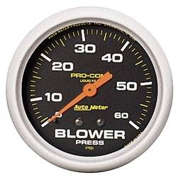 AutoMeter - AutoMeter 5403 Pro-Comp Liquid-Filled Mechanical Blower Pressure Gauge - Image 1