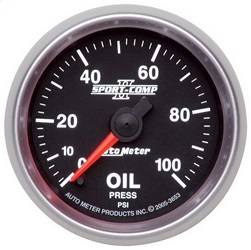 AutoMeter - AutoMeter 3653 Sport-Comp II Digital Oil Pressure Gauge - Image 1