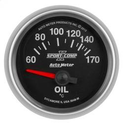 AutoMeter - AutoMeter 3648-M Sport-Comp II Electric Oil Temperature Gauge - Image 1
