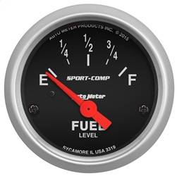 AutoMeter - AutoMeter 3319 Sport-Comp Electric Fuel Level Gauge - Image 1