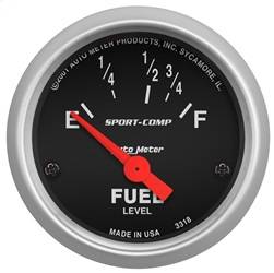 AutoMeter - AutoMeter 3318 Sport-Comp Electric Fuel Level Gauge - Image 1