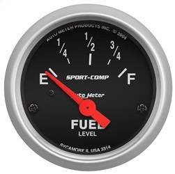 AutoMeter - AutoMeter 3314 Sport-Comp Electric Fuel Level Gauge - Image 1