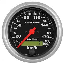 AutoMeter - AutoMeter 3987-M Sport-Comp Electric Metric Speedo - Image 1