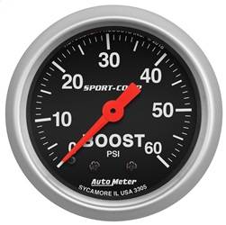 AutoMeter - AutoMeter 3305 Sport-Comp Mechanical Boost Gauge - Image 1