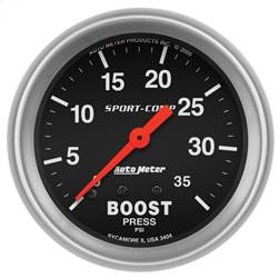AutoMeter - AutoMeter 3404 Sport-Comp Mechanical Boost Gauge - Image 1