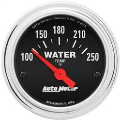 AutoMeter - AutoMeter 2532 Traditional Chrome Electric Water Temperature Gauge - Image 1