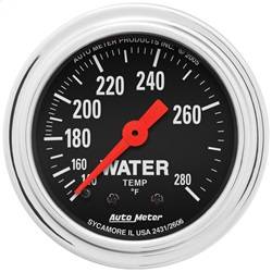 AutoMeter - AutoMeter 2431 Traditional Chrome Mechanical Water Temperature Gauge - Image 1