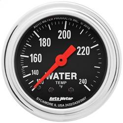 AutoMeter - AutoMeter 2432 Traditional Chrome Mechanical Water Temperature Gauge - Image 1