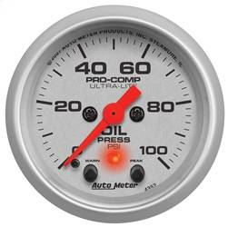 AutoMeter - AutoMeter 4352 Ultra-Lite Electric Oil Pressure Gauge - Image 1