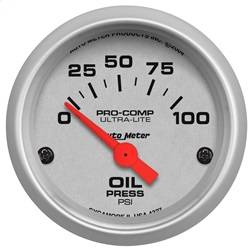 AutoMeter - AutoMeter 4327 Ultra-Lite Electric Oil Pressure Gauge - Image 1