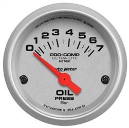 AutoMeter - AutoMeter 4327-M Ultra-Lite Electric Oil Pressure Gauge - Image 1