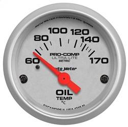 AutoMeter - AutoMeter 4348-M Ultra-Lite Electric Oil Temperature Gauge - Image 1