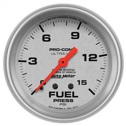 AutoMeter - AutoMeter 4411 Ultra-Lite Mechanical Fuel Pressure Gauge - Image 1