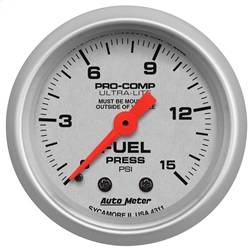 AutoMeter - AutoMeter 4311 Ultra-Lite Mechanical Fuel Pressure Gauge - Image 1