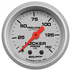 AutoMeter - AutoMeter 4330 Ultra-Lite Air Locker Mechanical Pressure Gauge - Image 1