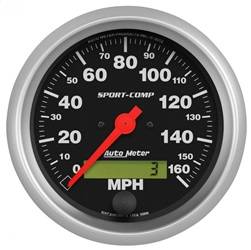 AutoMeter - AutoMeter 3988 Sport-Comp Electric Programmable Speedometer - Image 1
