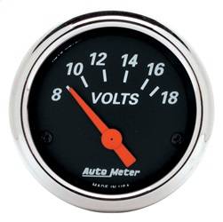 AutoMeter - AutoMeter 1483 Designer Black Voltmeter Gauge - Image 1