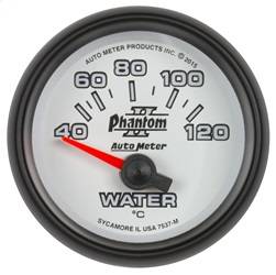 AutoMeter - AutoMeter 7537-M Phantom II Electric Water Temperature Gauge - Image 1