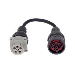 AutoMeter - AutoMeter AC25 6-Pin To 9-Pin Adapter - Image 1