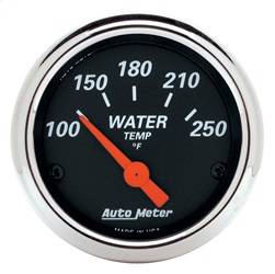 AutoMeter - AutoMeter 1436 Designer Black Water Temperature Gauge - Image 1