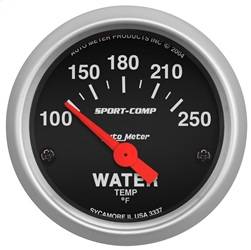 AutoMeter - AutoMeter 3337 Sport-Comp Electric Water Temperature Gauge - Image 1