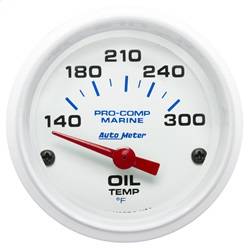 AutoMeter - AutoMeter 200764 Marine Electric Oil Temperature Gauge - Image 1