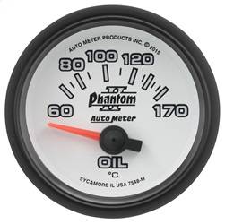 AutoMeter - AutoMeter 7548-M Phantom II Electric Oil Temperature Gauge - Image 1