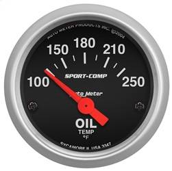 AutoMeter - AutoMeter 3347 Sport-Comp Electric Oil Temperature Gauge - Image 1