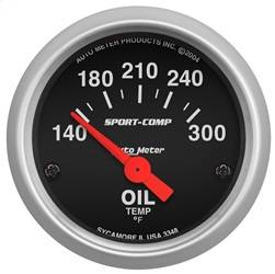 AutoMeter - AutoMeter 3348 Sport-Comp Electric Oil Temperature Gauge - Image 1