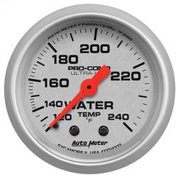 AutoMeter - AutoMeter 4333 Ultra-Lite Mechanical Water Temperature Gauge - Image 1