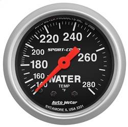 AutoMeter - AutoMeter 3331 Sport-Comp Mechanical Water Temperature Gauge - Image 1